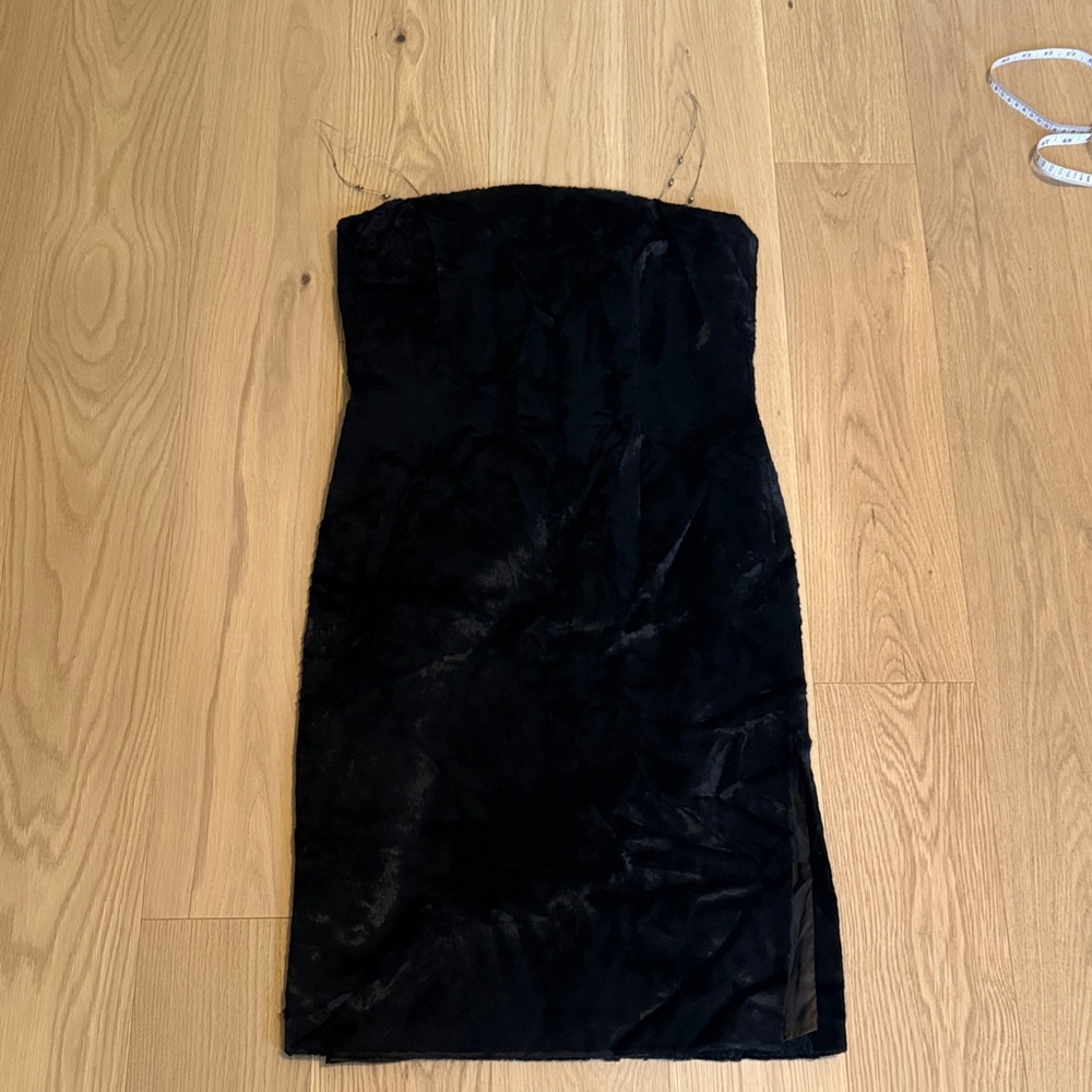 Made in Italy crushed velvet dress